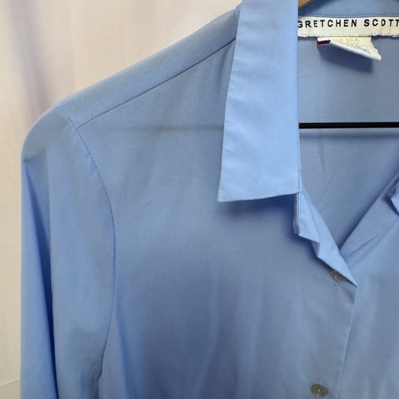 Gretchen Scott blue blouse - Picture 4 of 6